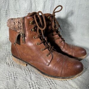 Women’s brown ankle boots